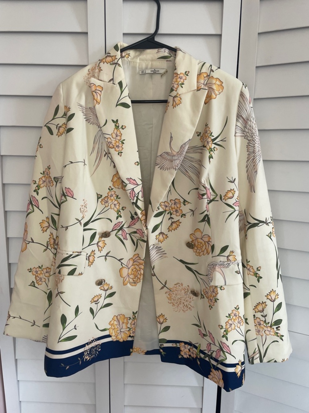 Grifflin Paris Floral Blazer